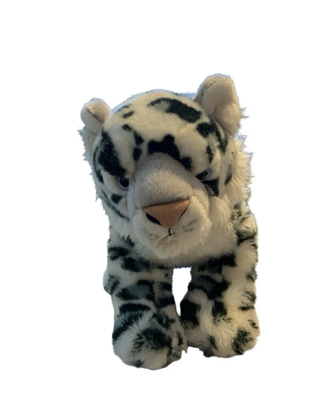 Miyoni Aurora World Snow Leopard Realistic 11” Plush